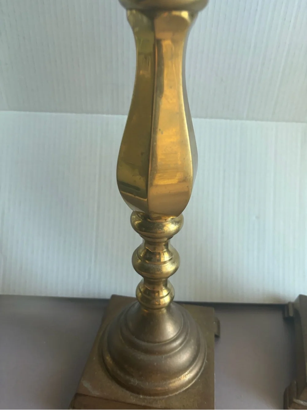 Matched Pair of Rembrandt Mid Century Brass Lamps
